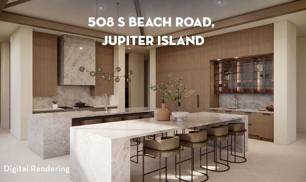 A New Waterfront Compound Rising on the South End of Jupiter Island